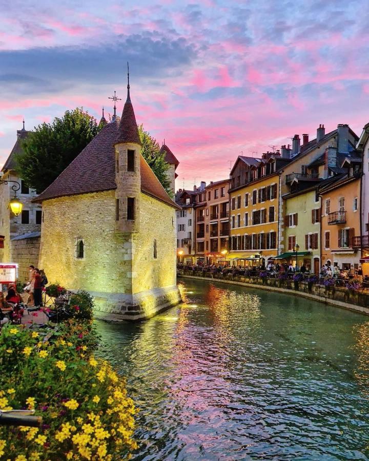 Woody 100M Du Lac Balcon Annecy Exterior foto